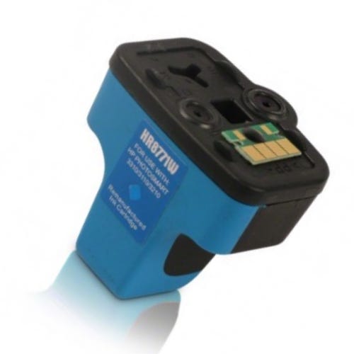 HP 02 Cyan (C8771WN) Remanufactured Ink Cartridge - Cyan