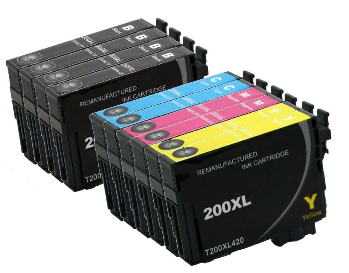 Epson T200XL Bulk 10 Pack Ink Cartridges - Remanufactured