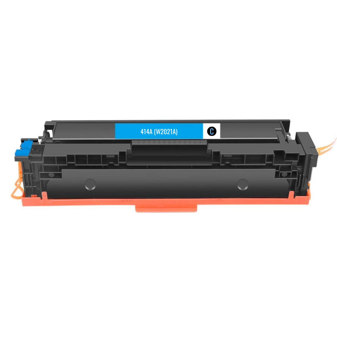 Compatible HP 414A (W2021A) Standard Yield Cyan Toner Cartridge