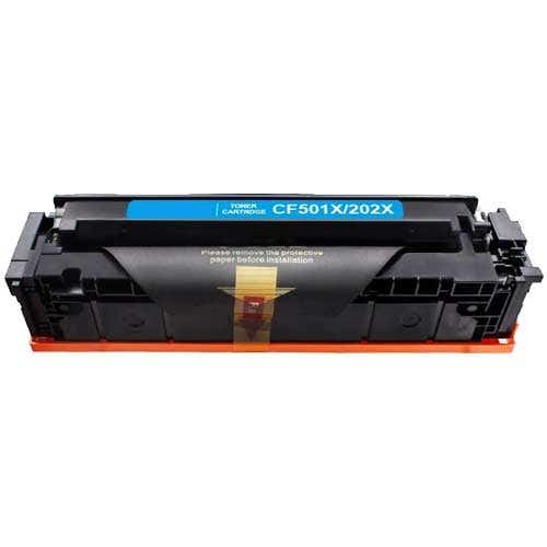 HP 202X (CF501X) Cyan High-Yield Compatible Toner Inkjets