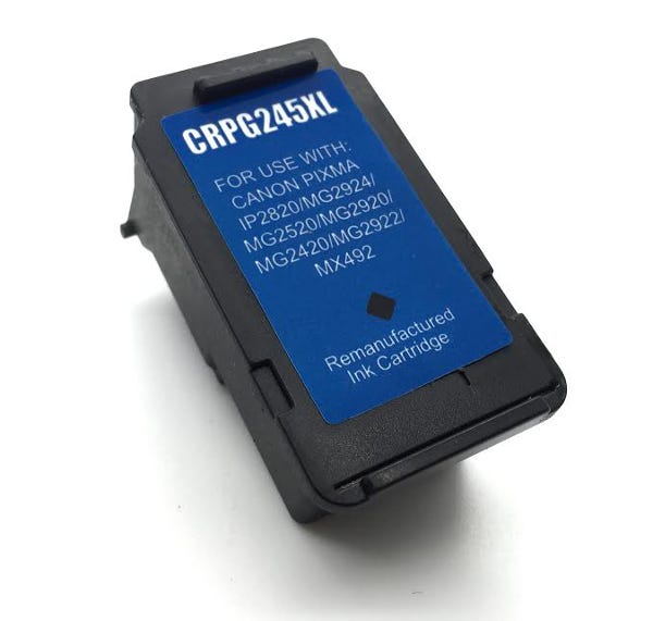Canon PG-245XL (8278B001AA) Remanufactured Black High-Yield Ink Cartridge