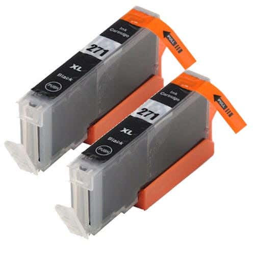 Canon CLI-271XL (0336C001) Black High-Yield Compatible Ink Cartridge Twin