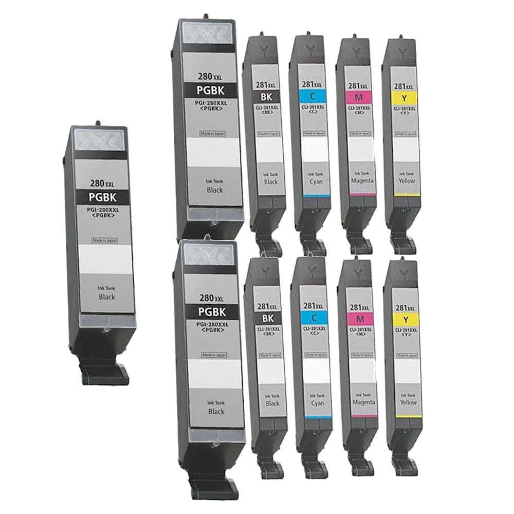 Canon PGI-280XXL & CLI-281XXL 11-Pack Combo