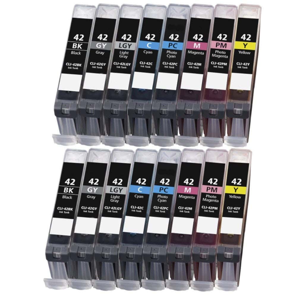 Canon CLI-42 Compatible Ink Cartridge 16-Pack