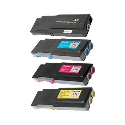 Dell C3760 / C3765 Compatible Extra High-Yield Toner 4-Pack Carrotink