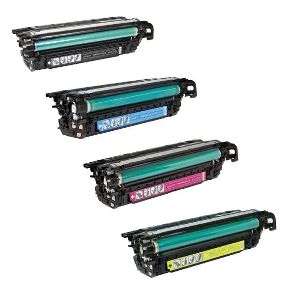 HP 647A & 648A Remanufactured Laser Toner Cartridge 4-Pack