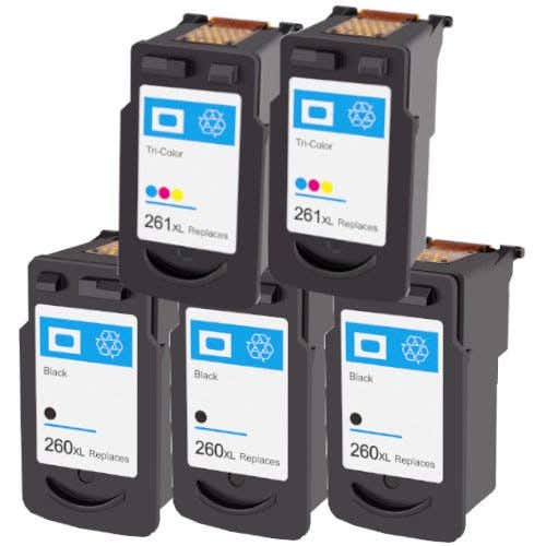 Canon PG-261XL & CL-261XL Remanufactured High Yield Ink Cartridge
