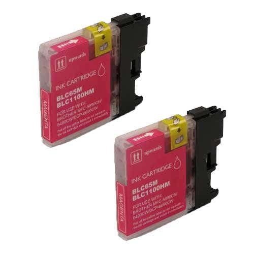 Brother LC65M Magenta High-Yield Compatible Ink Cartridge Inkjets