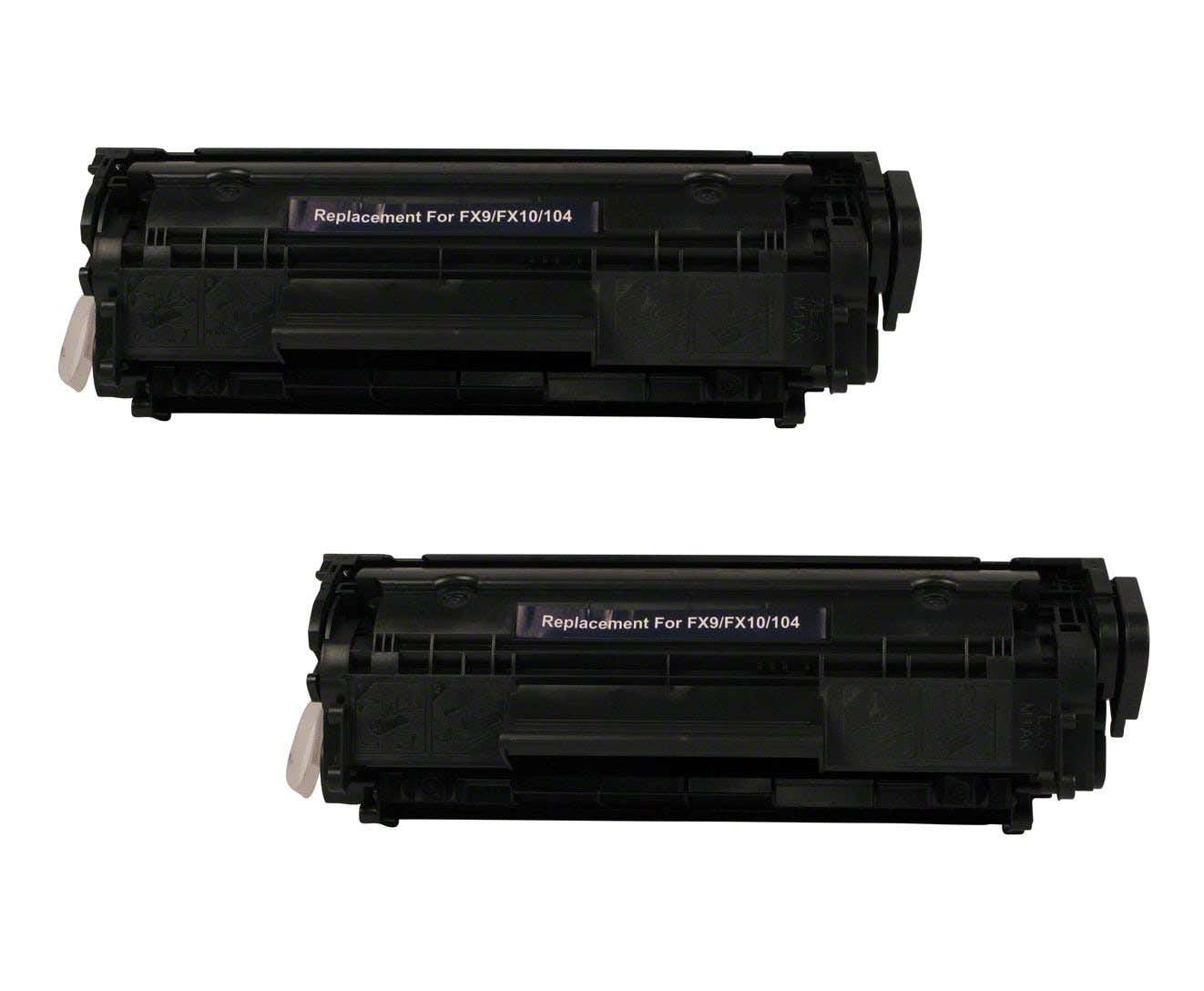 Canon 104 Black (0263B001AA) Compatible Toner Cartridge (2,000 Page Yield) Twin Pack