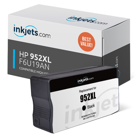 HP 952XL Black (F6U19AN) High-Yield Remanufactured Ink Cartridge Carrotink