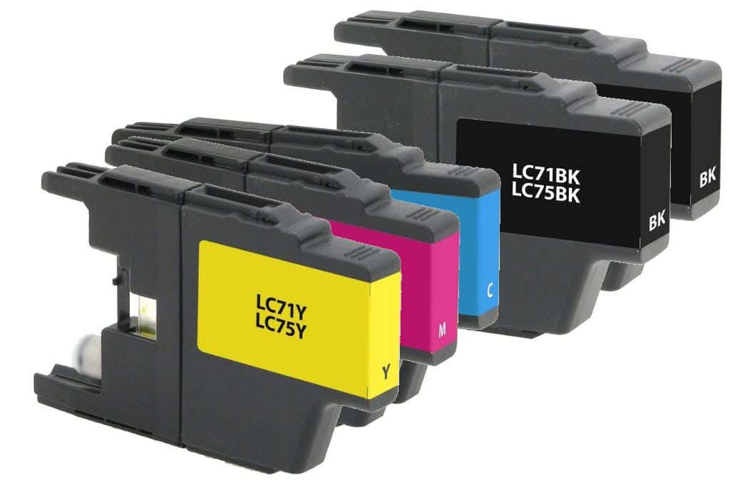 Brother LC75 Combo 10-Pack Compatible Ink Cartridges