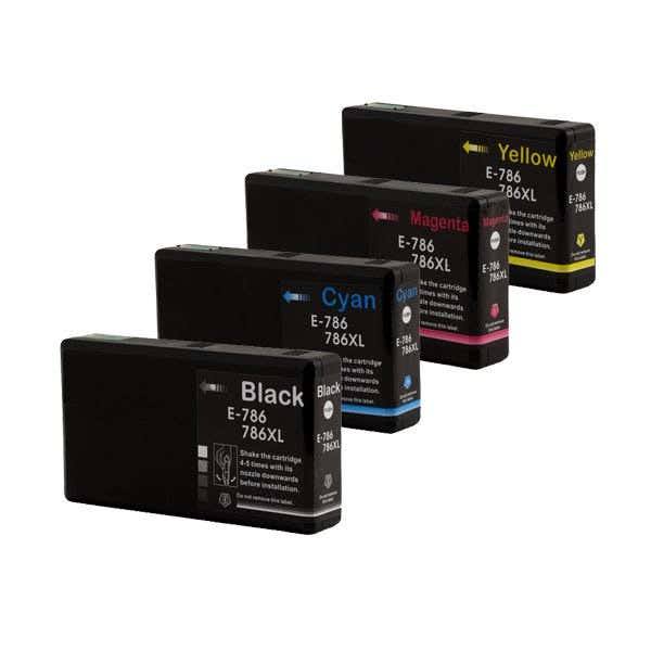 Epson 786XL 4-Pack High Yield Remanufactured Cartridges