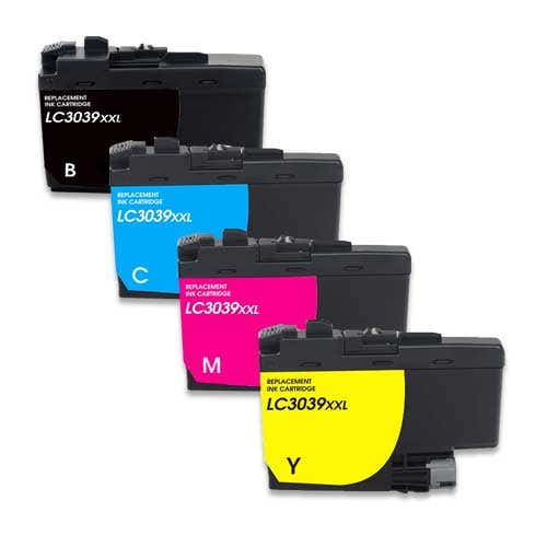 Brother LC3039 Ultra High-Yield Compatible Ink Cartridge 4-Pack Inkjets.com