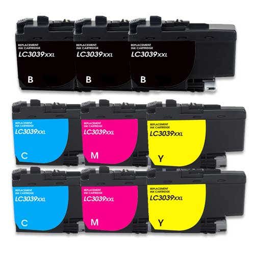 Brother LC3039 Ultra High-Yield Compatible Ink Cartridge 9-Pack Inkjets.com