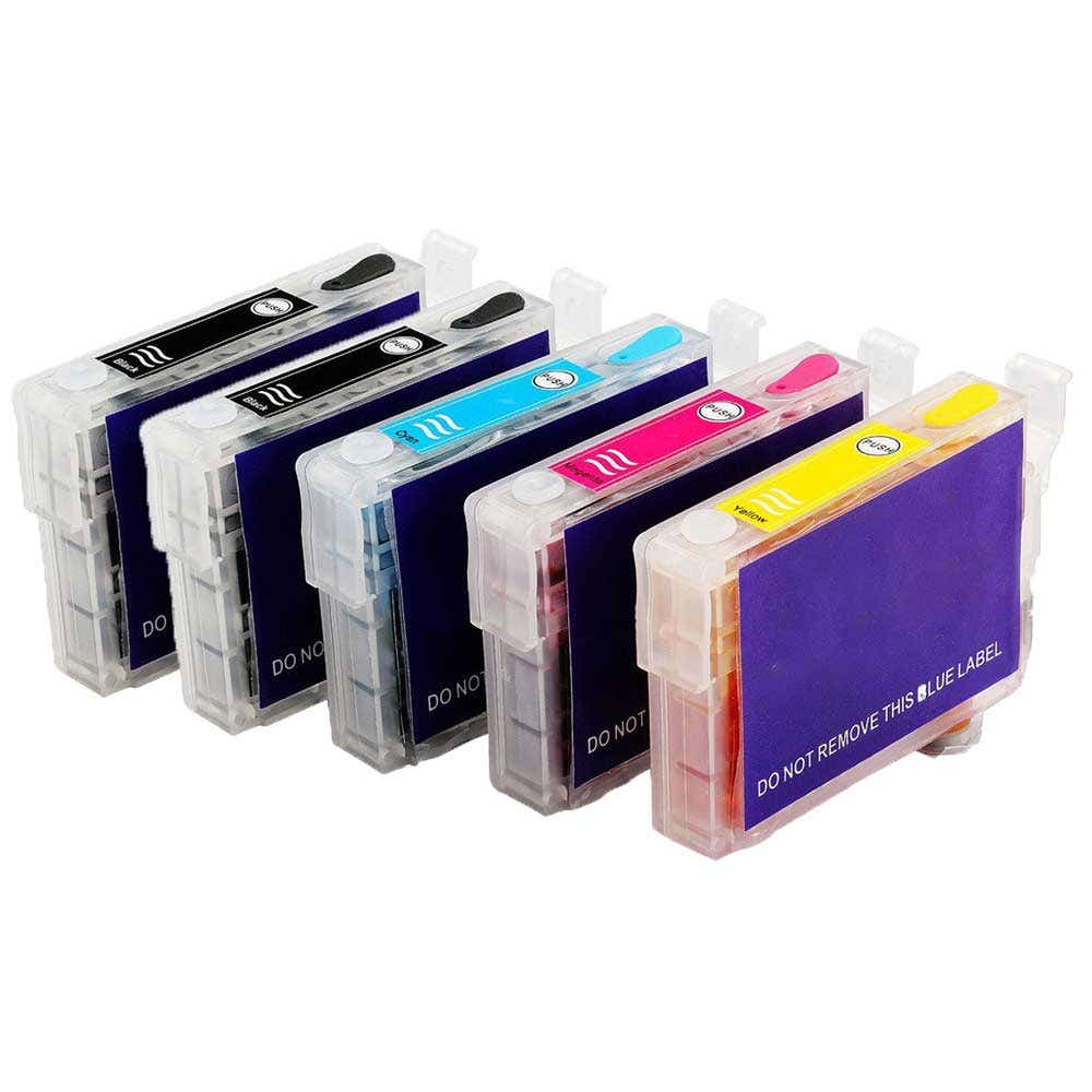 Epson 200XL High-Yield Remanufactured 5-Pack Inkjets.com