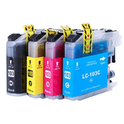 LC103 (Replaces LC101) Compatible High Yield Ink Cartridge 4-Pack
