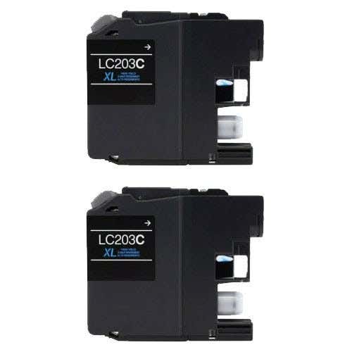 Brother LC203/LC201 Cyan High-Yield Compatible Ink Cartridge Carrotink