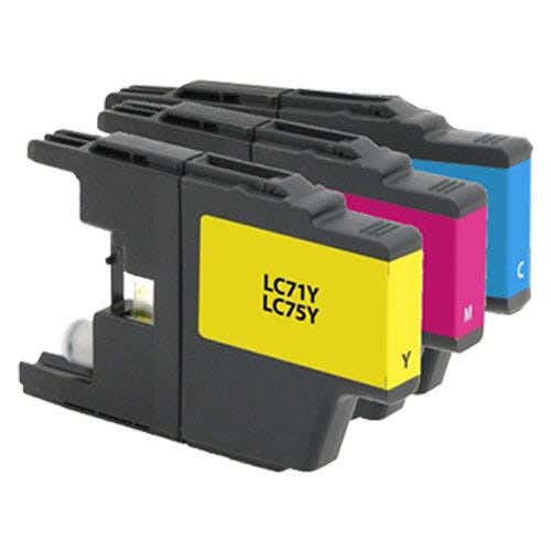 LC75 (Replaces LC71) Color Compatible High Yield Ink Cartridge 3-Pack