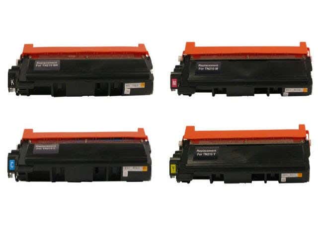 Brother TN210 Toner Set 4-Pack Compatible