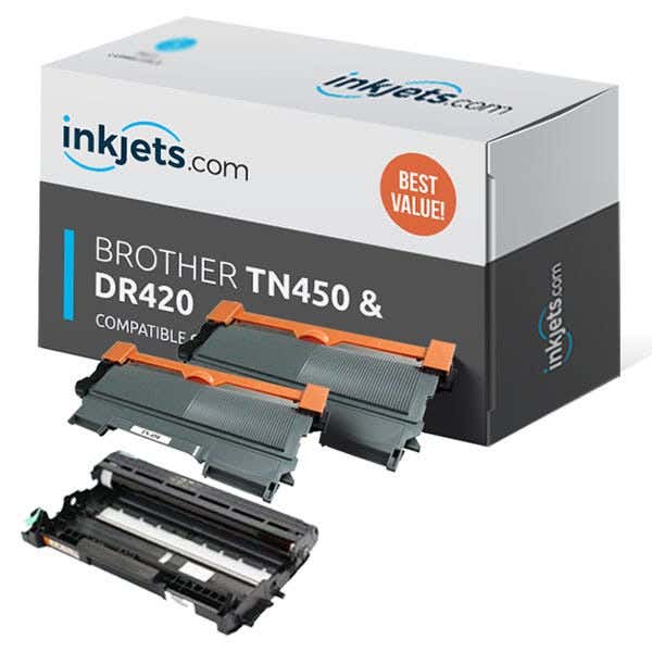 Brother TN450 & DR420 Compatible Toner & Drum 3-Pack Combo