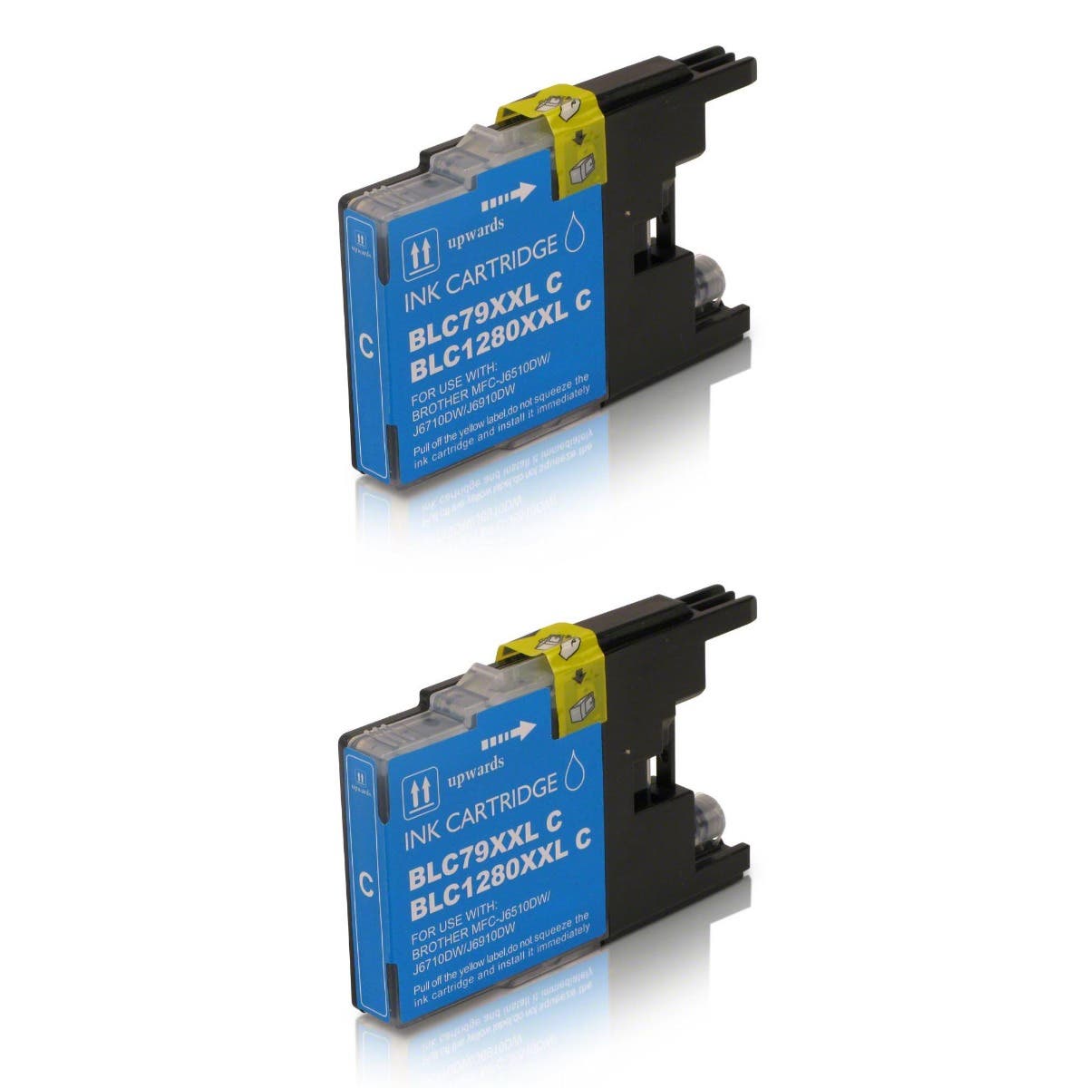 Brother LC79C Compatible Ink Cartridge - Cyan Twin Pack