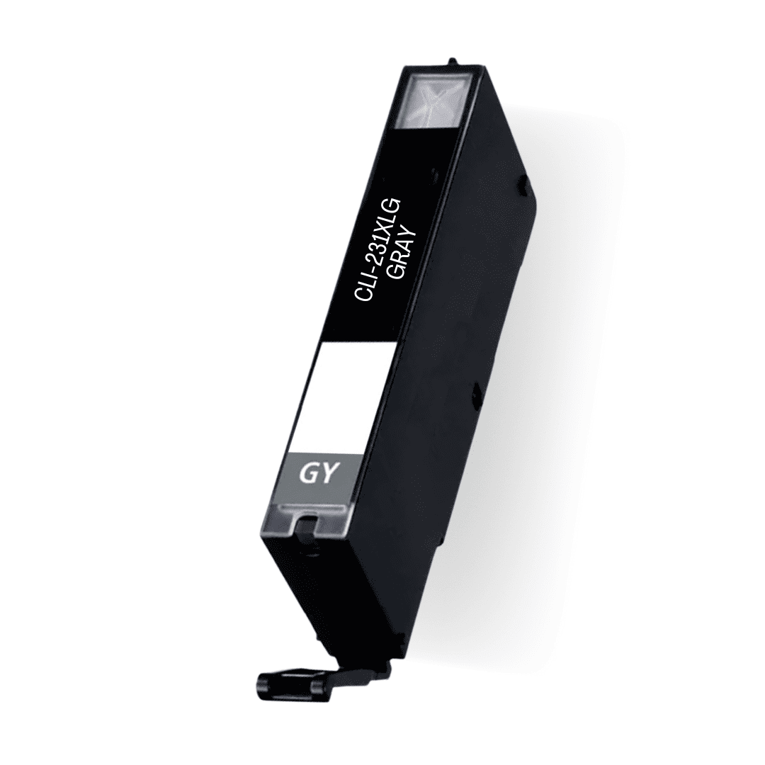 Compatible Canon CLI-231XLG (6678C001) High Yield Gray Ink Cartridge