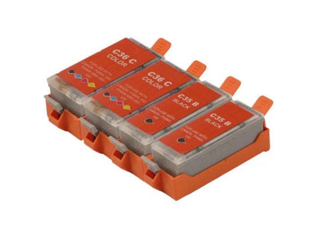 Canon PGI-35 and CLI-36 4-Pack Compatible Ink Cartridges