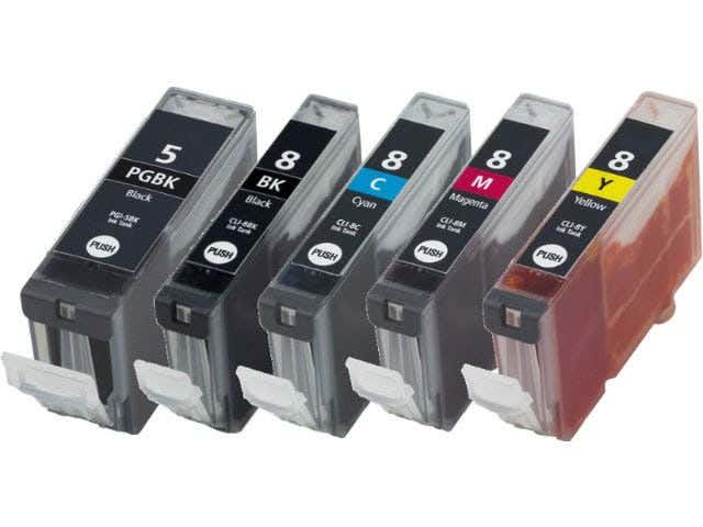 Canon PGI-5 and CLI-8 Combo 5-Pack Ink