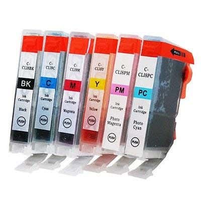 Canon CLI-8 Multipack 7-Piece Compatible Ink Cartridges 