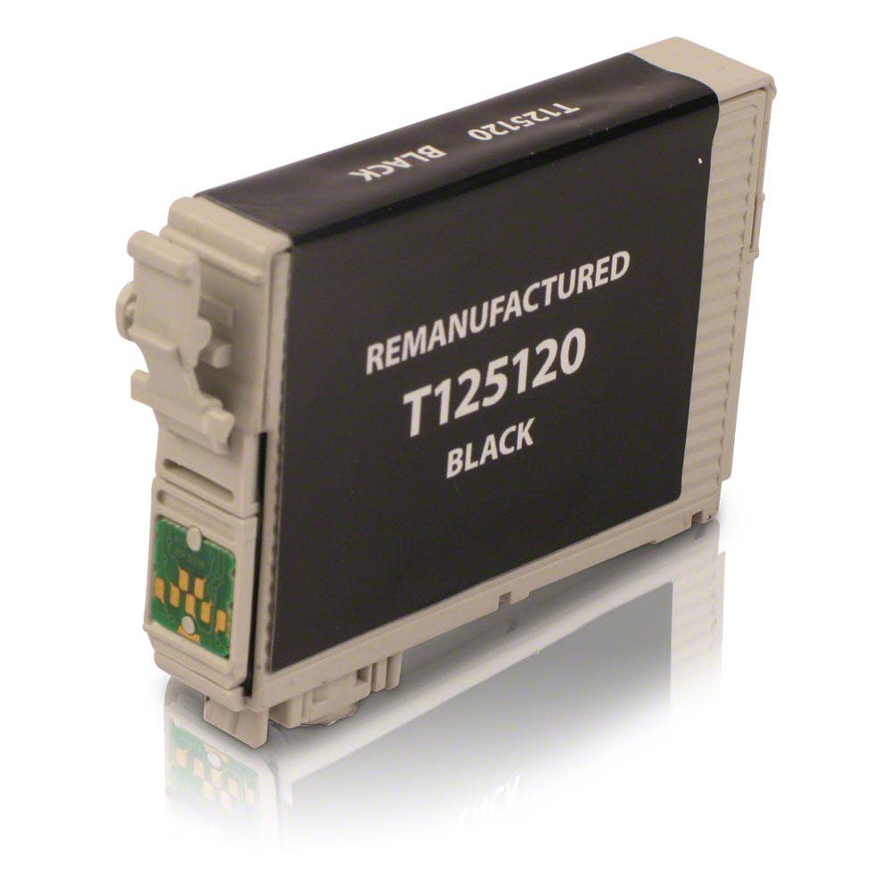 Epson 125 Black (T125120) Remanufactured Ink Cartridge
