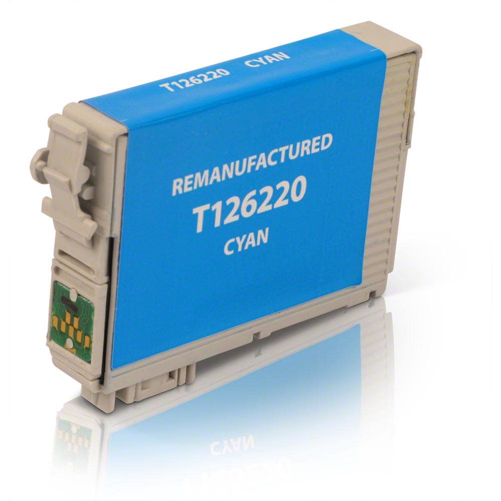 Epson 126 Cyan (T126220) Remanufactured Ink Cartridge - High Yield