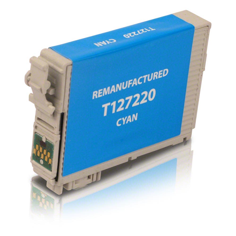 Epson 127 Cyan (T127220) Remanufactured Ink Cartridge - XXL Yield