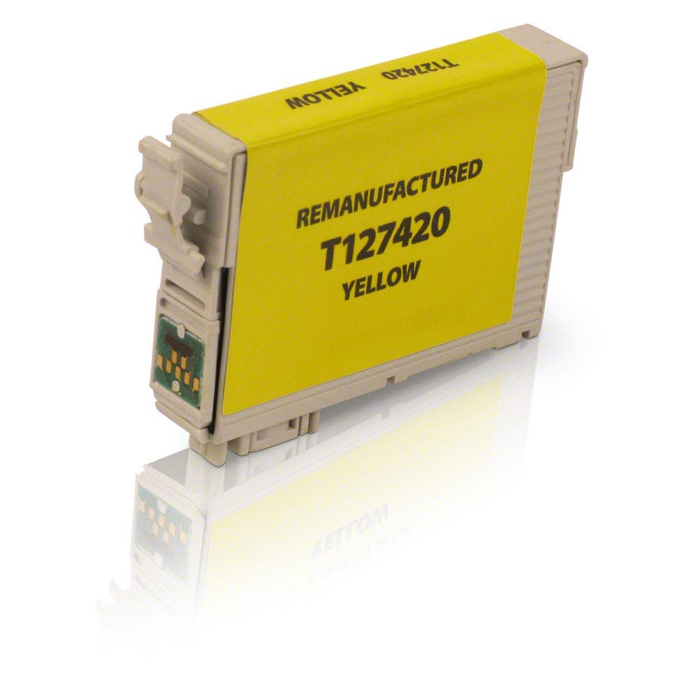 Epson 127 Yellow (T127420) Remanufactured Ink Cartridge - XXL Yield