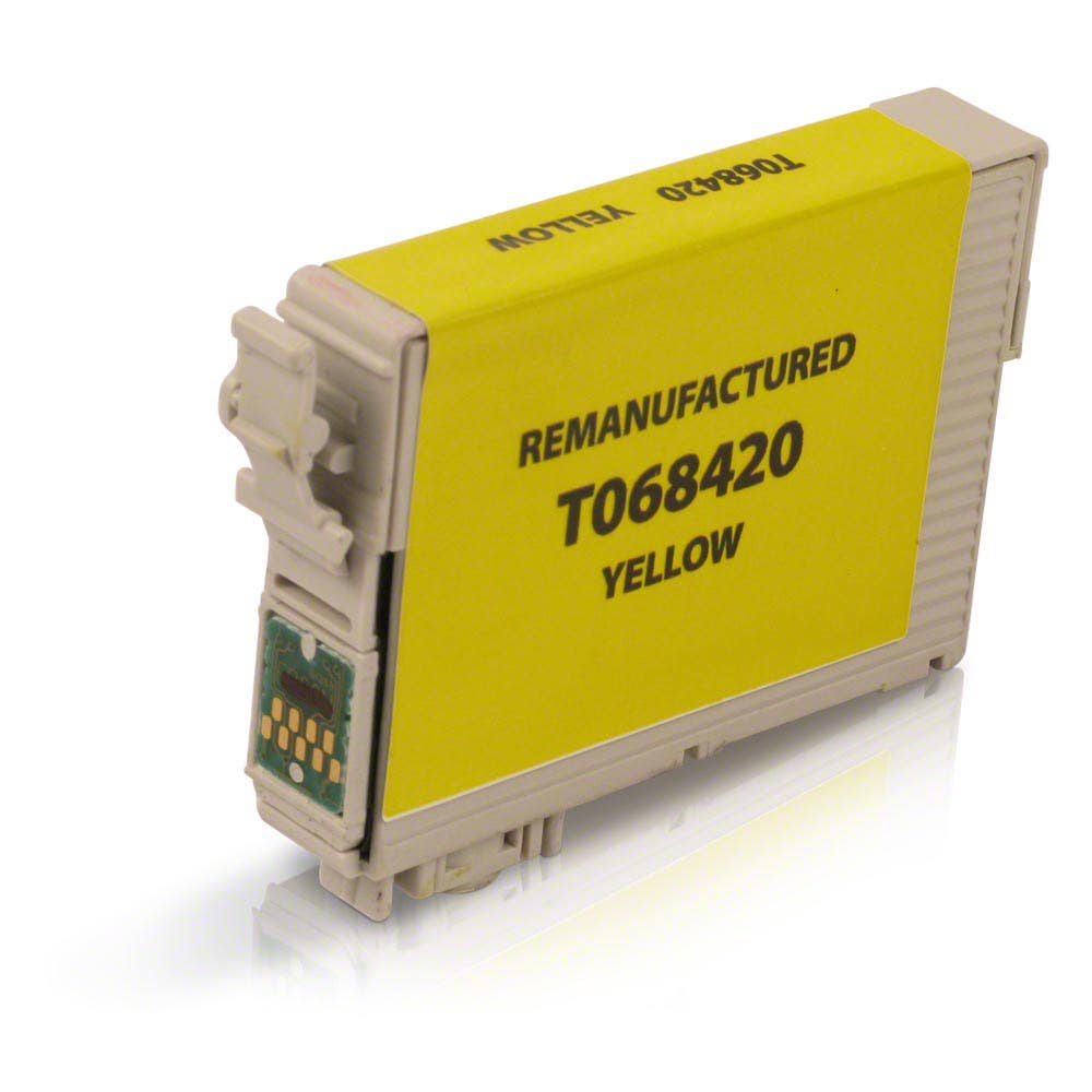 Epson 68 Yellow (T068420) Remanufactured Ink Cartridge - Yellow