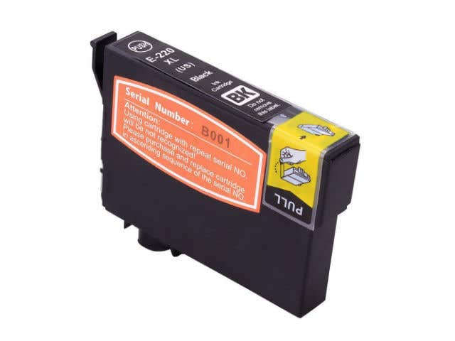 Epson 220XL (T220XL120) High Capacity Black Remanufactured Ink Cartridge