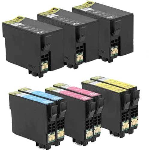 Epson 252XL High-Yield Remanufactured 9-Pack Carrotink