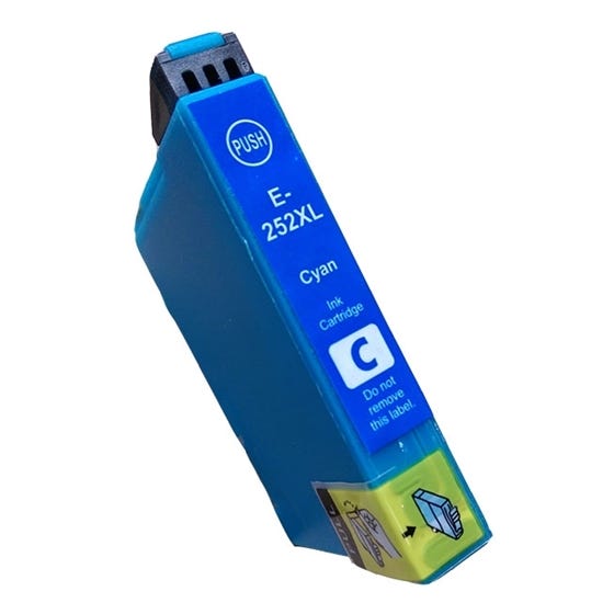 Epson 252XL Cyan (T252XL220) Remanufactured High Yield Ink