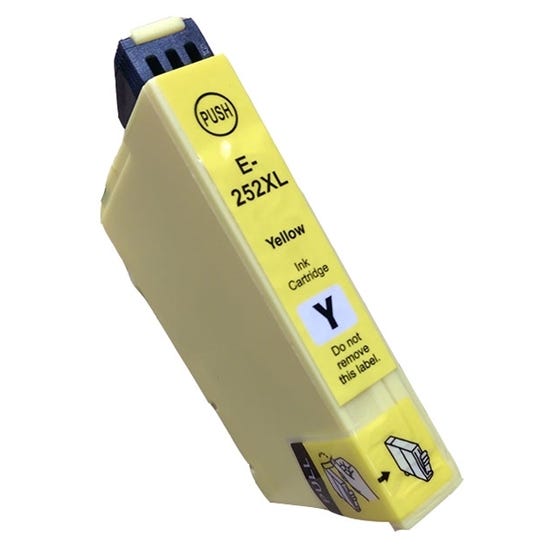 Epson 252XL Yellow (T252XL420) Remanufactured High Yield Ink