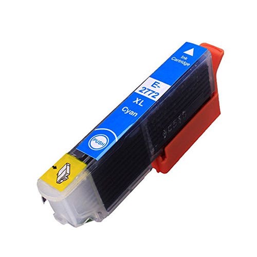 Epson 277XL (T277XL220) High Yield Cyan Remanufactured Ink Cartridge