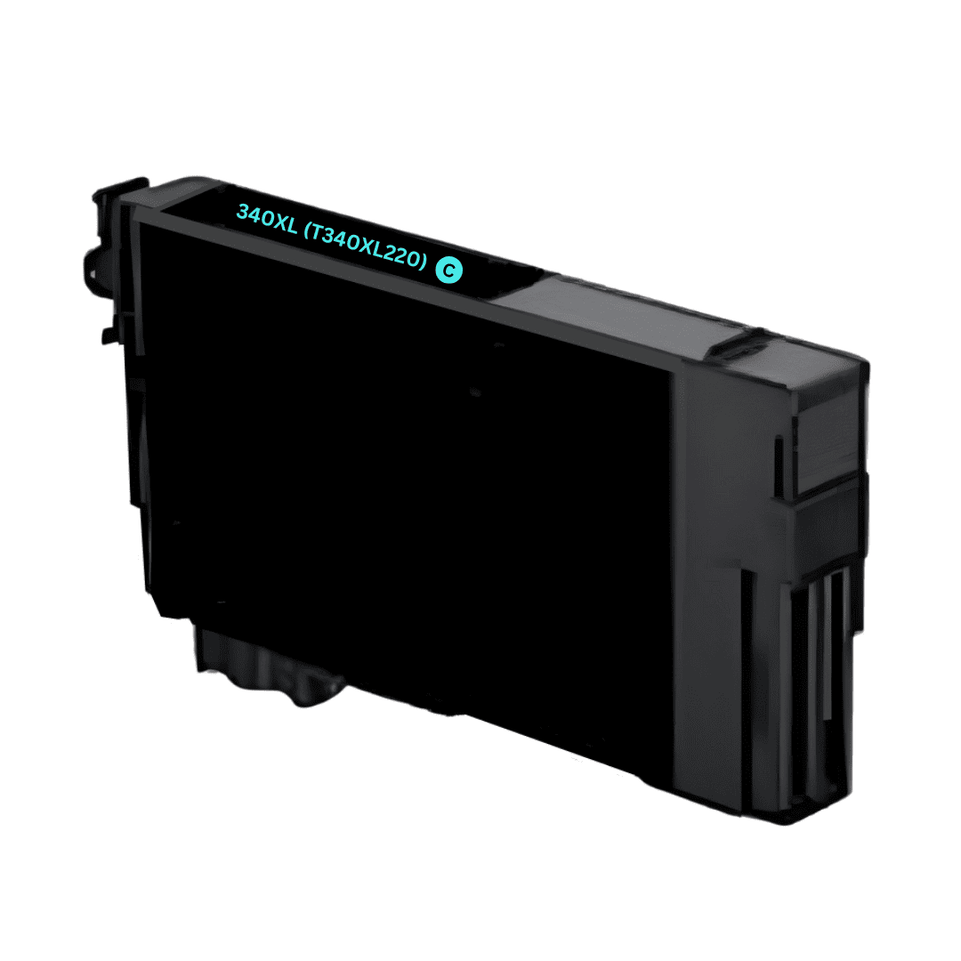 Compatible Epson 340XL (T340XL220) Cyan High Yield Ink Cartridge