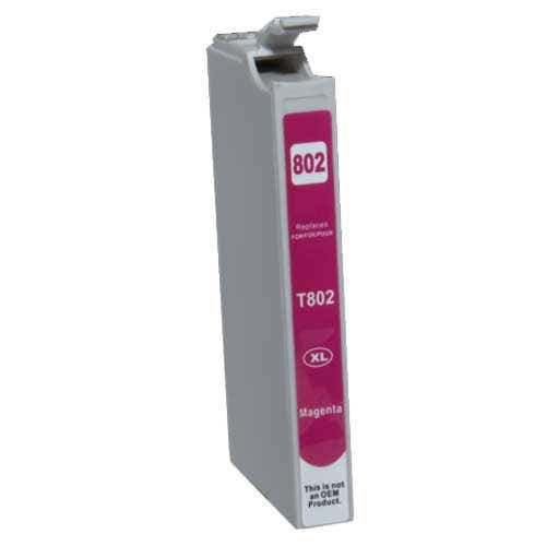 Epson 802XL (T802XL320) Magenta High-Yield Remanufactured Ink Cartridge