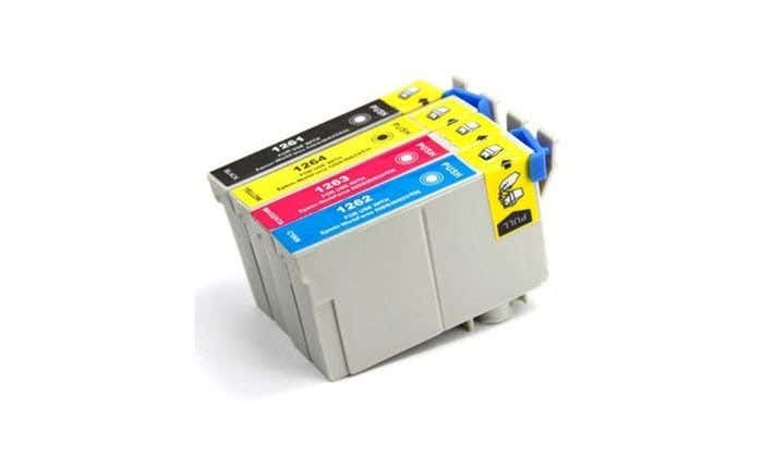 Epson 126 High Yield Ink 4-Pack Remanufactured Ink Cartridges