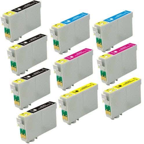 Remanufactured Set of 10 Ink Cartridges for Epson T060