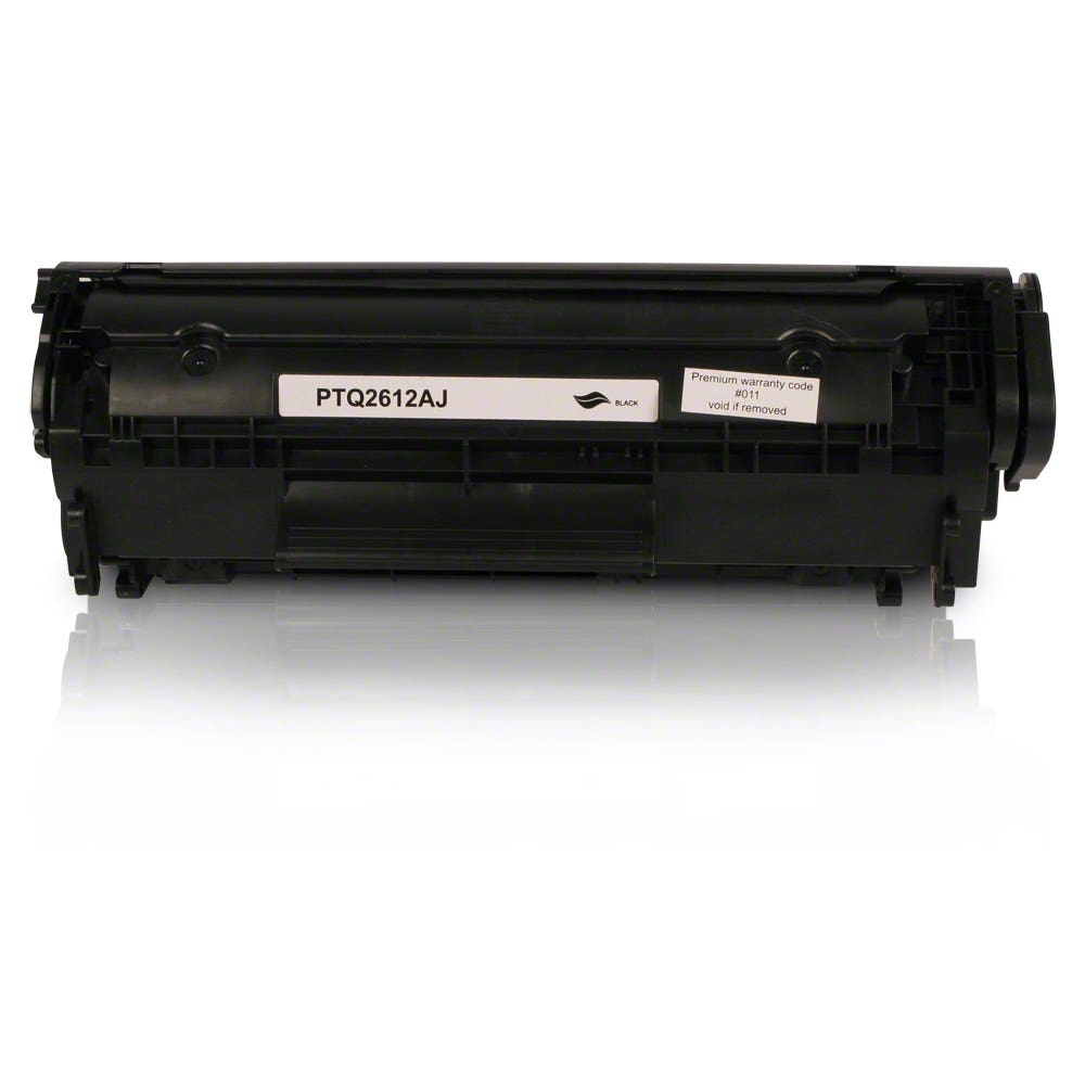Compatible HP Q2612A JUMBO Laser Toner Cartridge front side