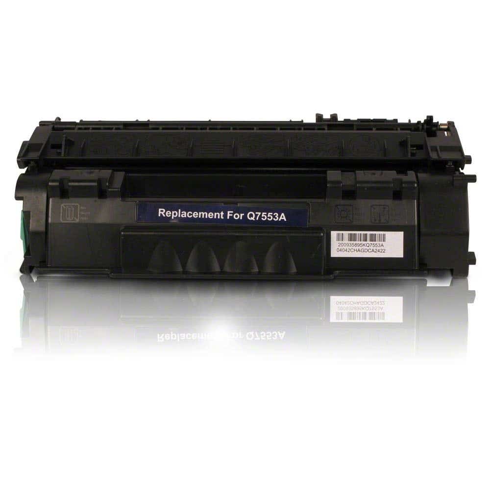 HP Q7553A (53A) Remanufactured Laser Toner Cartridge - Black