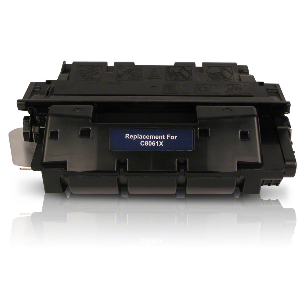 HP C8061X (61X) Remanufactured Laser Toner Cartridge - Black High Yld.