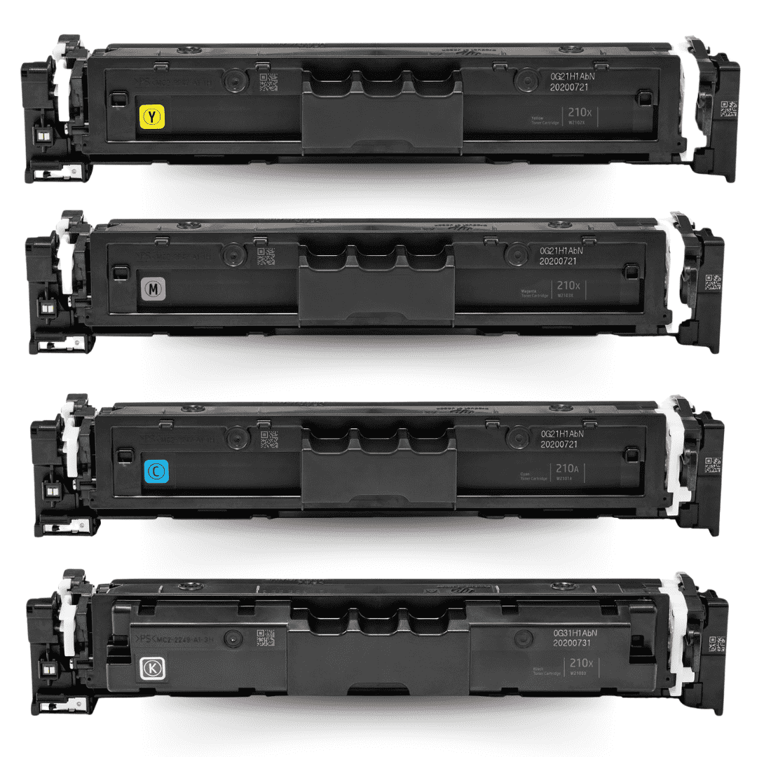 Compatible HP 210X Standard Yield Toner Cartridge 4-Piece Combo Pack