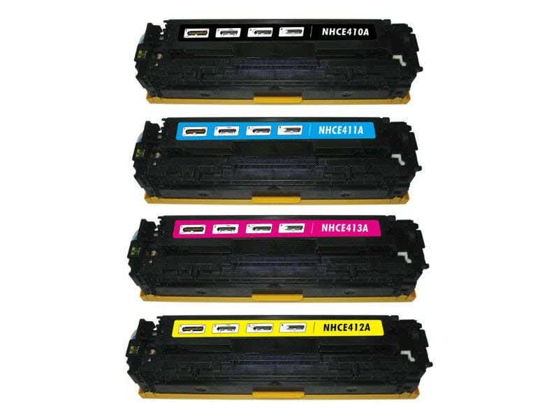 HP 305A Toner Set 4-Pack Remanufactured