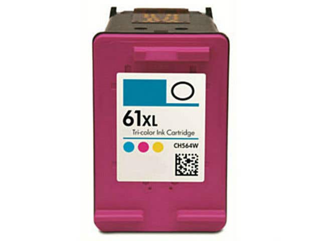 HP 61XL Color (CH564WN) Remanufactured High Yield Ink Cartridge