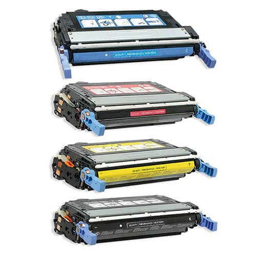 HP 644A Remanufactured Laser Toner Cartridges 4-Pack